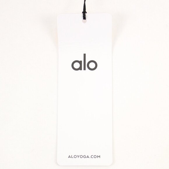 Alo Yoga Denim Knit High-Waist Flare Pant in Dark Bold Red - Size Medium - NWT - Picture 7 of 9